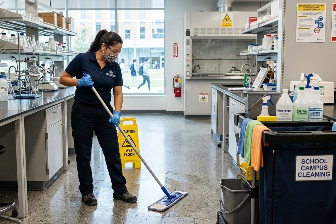 Educational & School Campus Specialized Cleaning.