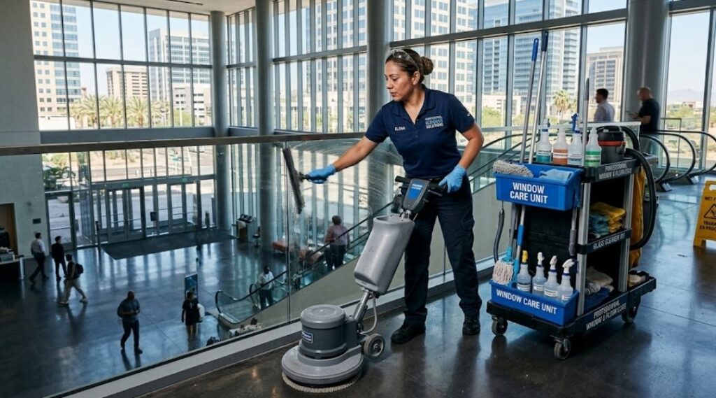 Professional Window Washing & Floor Care.