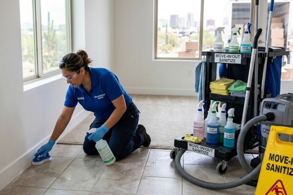 Residential Move-In / Move-Out Sanitize.
